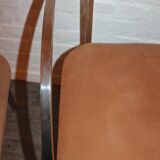 Set de 2 chaises Belgo chrome vintage 70's