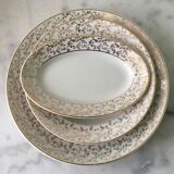 Porcelain plate service x 10 people