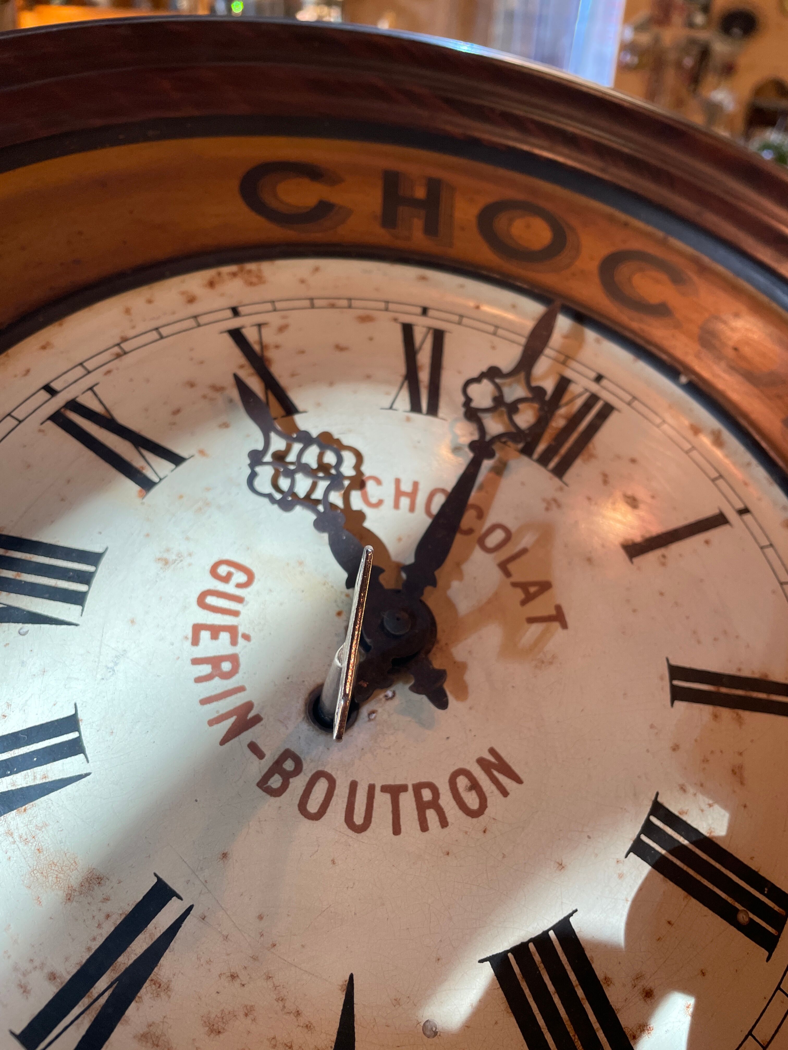 Guerin Boutron chocolate clock