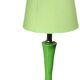 Green apple metal bedside lamp, in the style of Laurel.