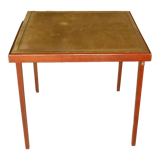 Folding bistro games table