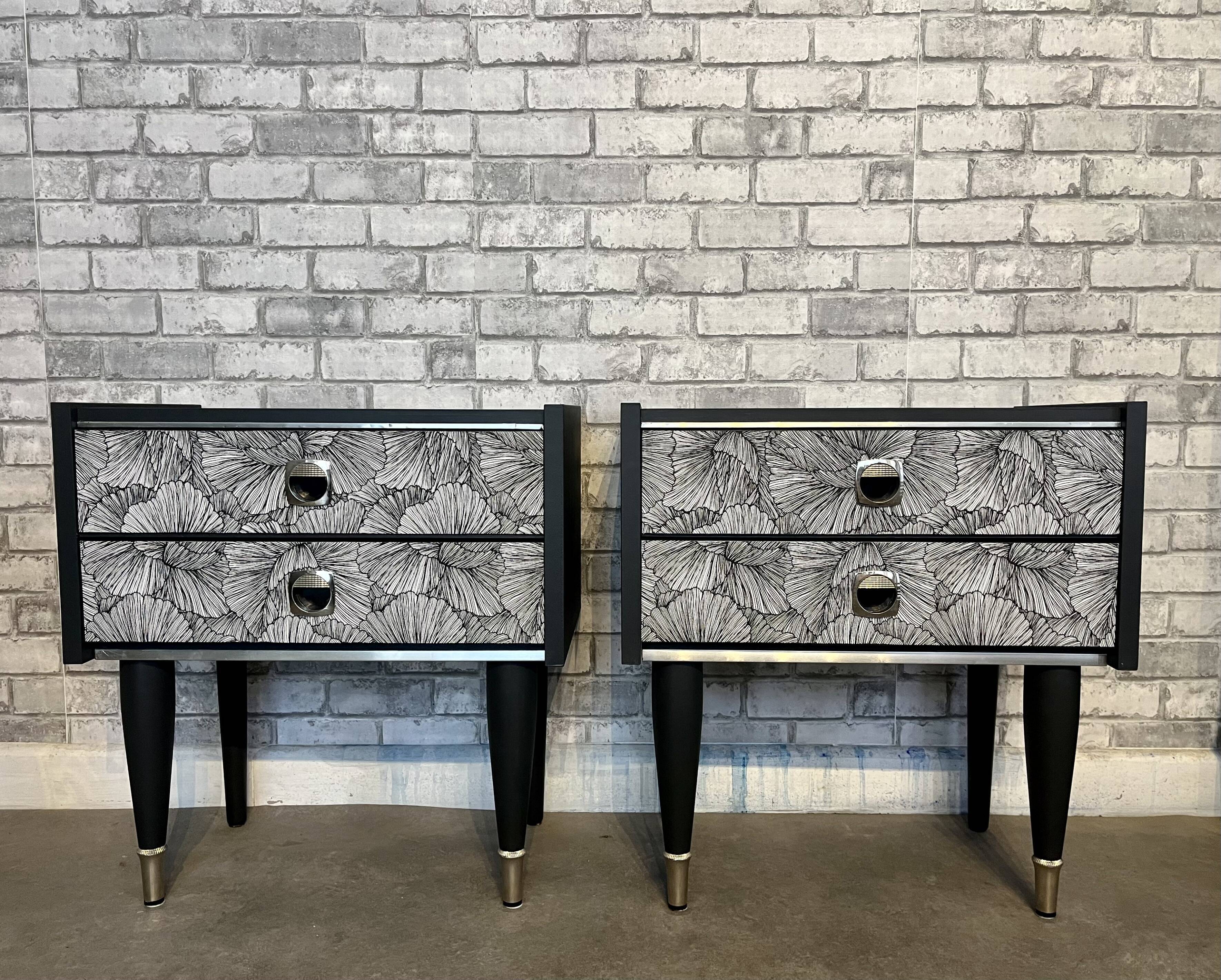 Vintage bedside duo