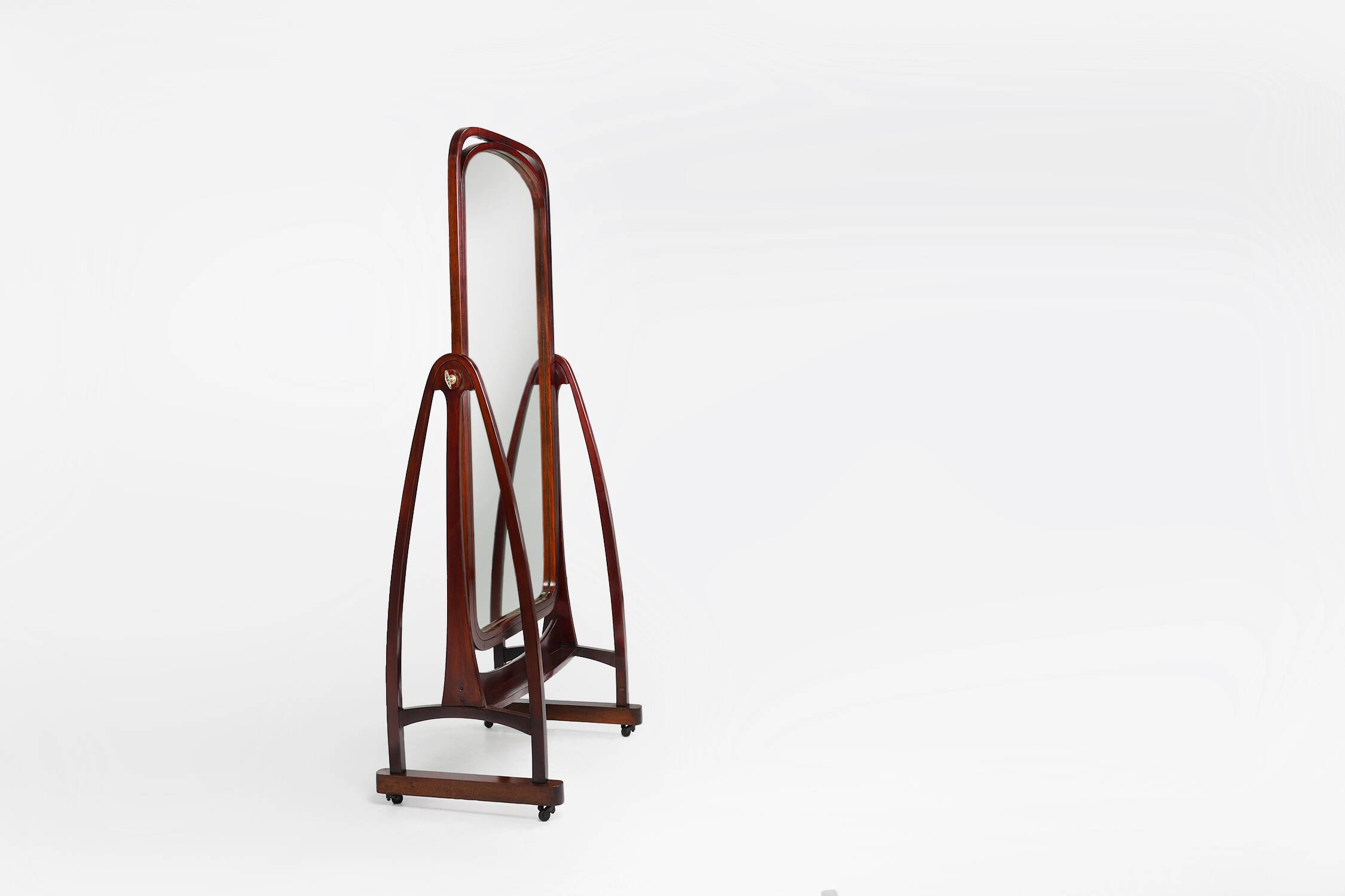 Iconic Cheval Dressing Mirror model 9954 by Thonet, Austria ca. 1904