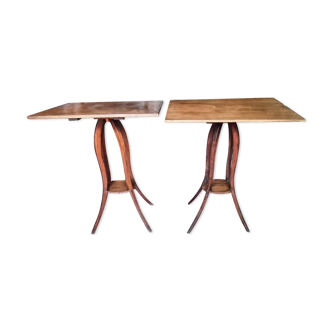 Paire de tables pliantes du 19 ème siècle