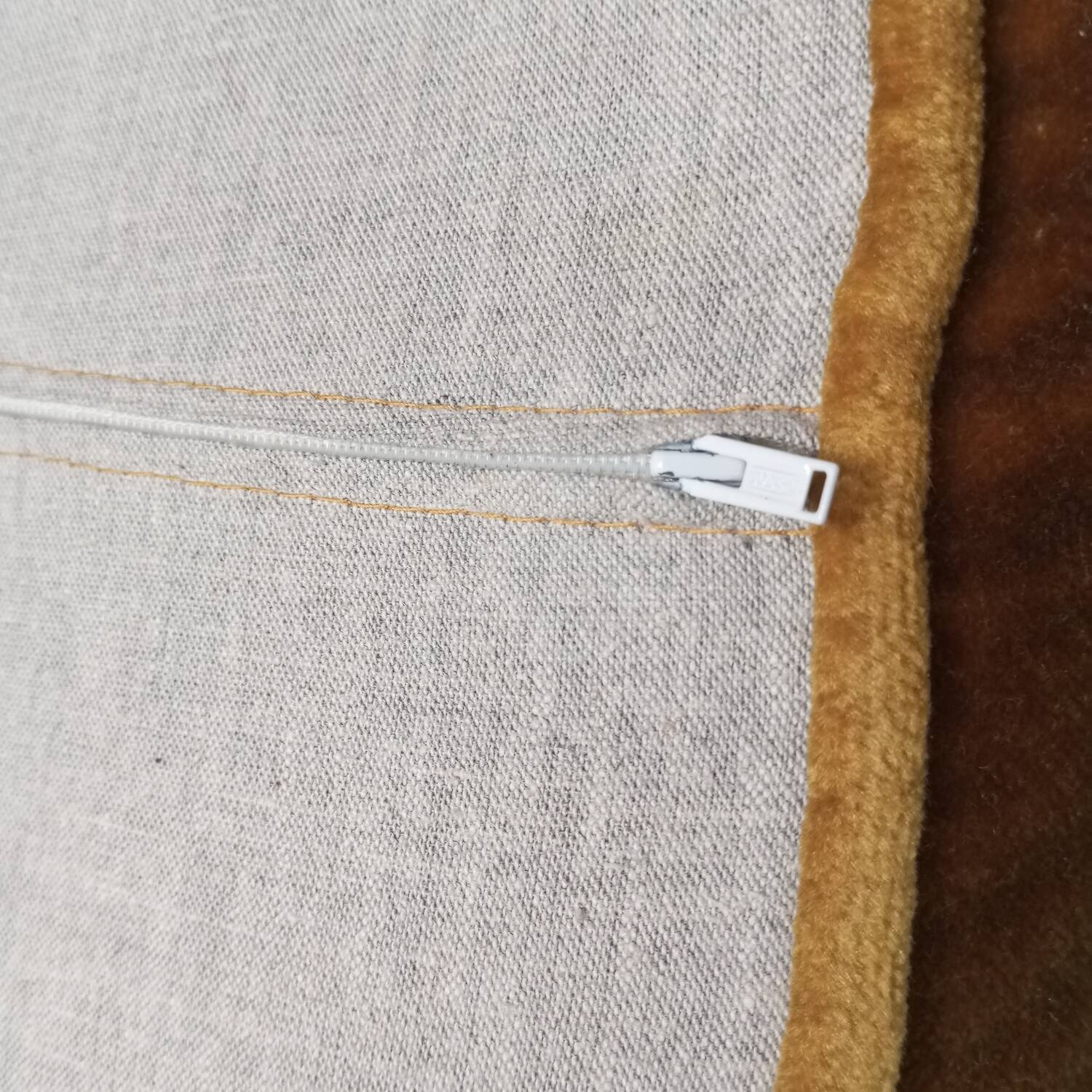 Vintage yellow velvet armchairs