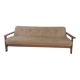 Banquette day bed en chêne design 1970