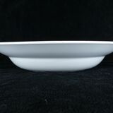 Round art deco faience dish of st amand no digoin