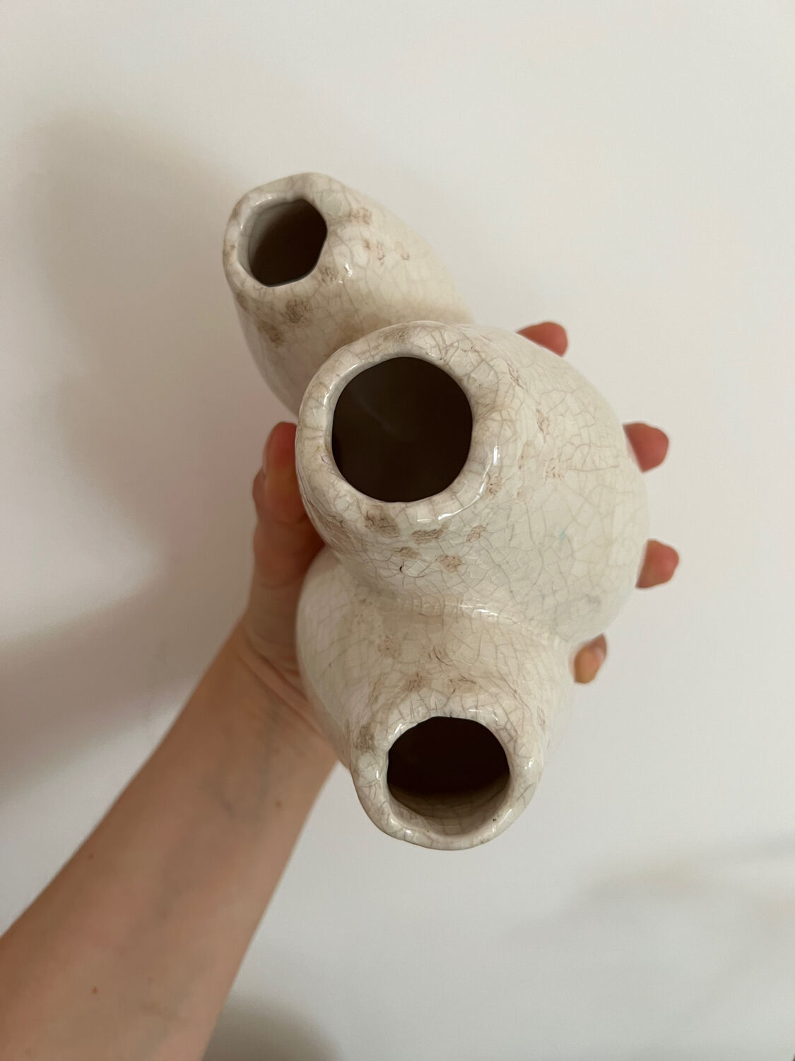 Soliflore ou vase à trois branches