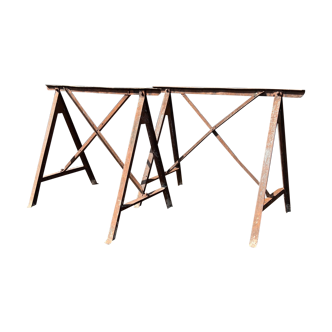 1900 workshop steel rivets trestles