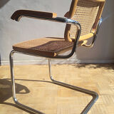 Cesca chair, Marcel Breuer design, Italian edition of the 70s/80s