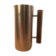 Scandinavian pitcher by Guy Degrenne stainless steel and wood