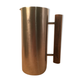Scandinavian pitcher by Guy Degrenne stainless steel and wood