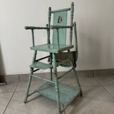 Chaise haute bébé à système