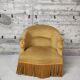 Yellow toad armchair
