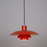 Danish vintage pendant lamp Ph 4/3 by Poul Henningsen, Louis Poulsen, 1966