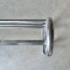 Large vintage aluminum wall coat rack