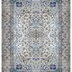Persian Iran Nain Wool and Silk Oriental Rug: 3.10 X 2.08 Meters
