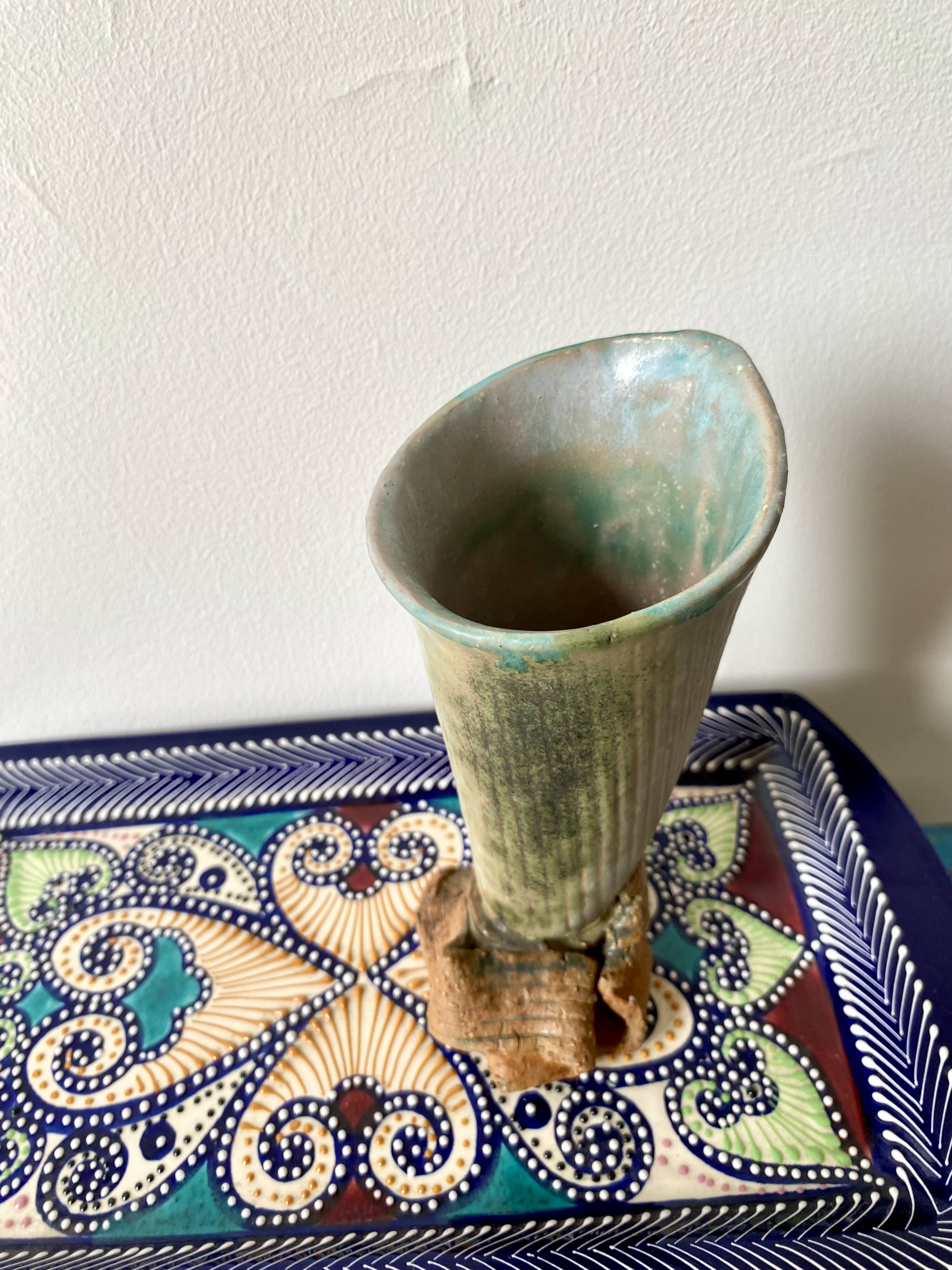Wabi-sabi vase from the 1970s