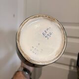 Lot 3 amphora vase boch keramis 1890 bfk fireplace garniture sèvres art deco