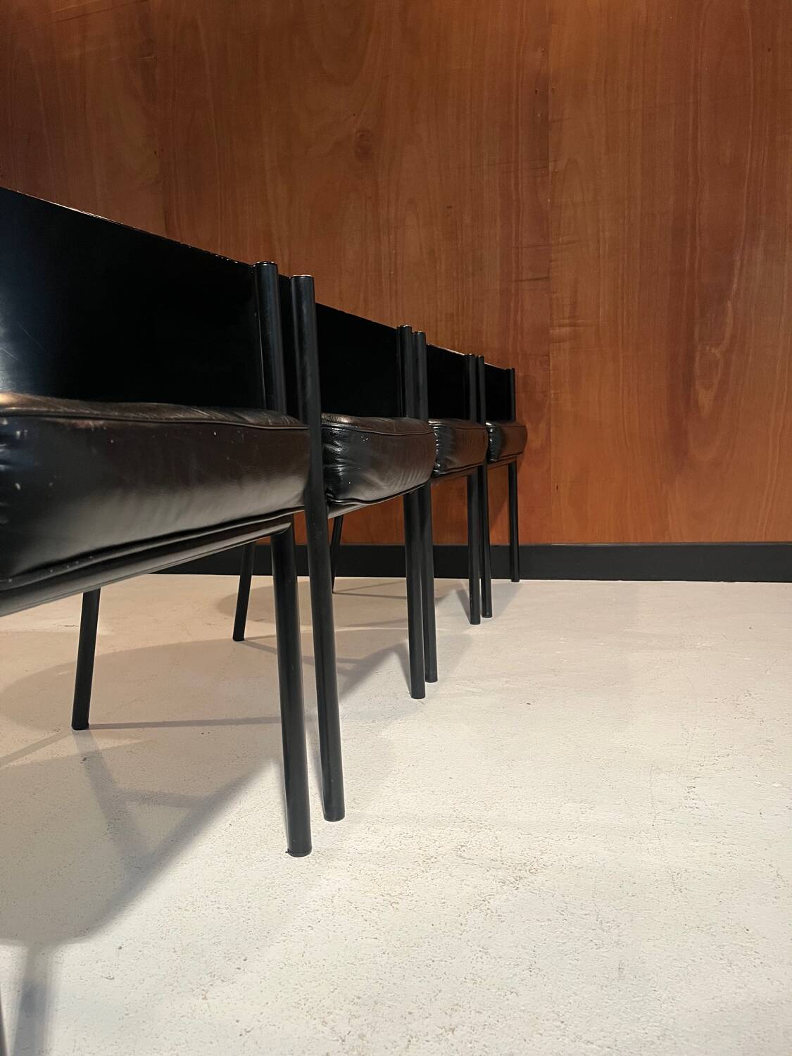 4 "Costes" chairs designed by Philippe Starck around 1985.
