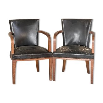 Pair of bridge chairs