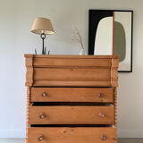 Commode / tiroirs anciens en pin