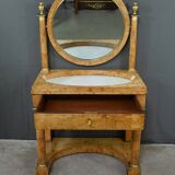Dressing table in elm burl veneer, Empire period – Early 19th century