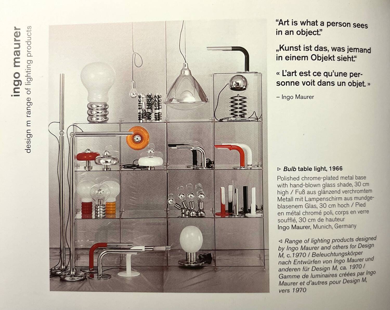 Paire de lampe Gulp - Ingo Maurer