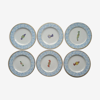 6 mosaic and candy fries plates