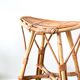 Tabouret haut en bambou années 50