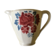 Pot à lait ou crémier Badonviller, décor de roses