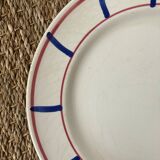 Ancienne assiette basque peinte à la main