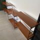 Vintage wooden string shelves
