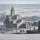 Cathedral of Svetitskhoveli, Georgia. Printed in 1861.