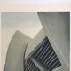 Original lithograph by Alain LE FOLL, Stade en encorbellement, 1978