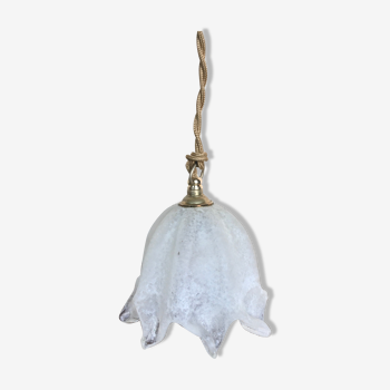 Baladeuse verre granité laiton et câble 2 m
