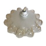 Vintage glass pendant lamp