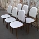 Six chaises Baumann modèle Pégase