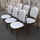 Six chaises Baumann modèle Pégase
