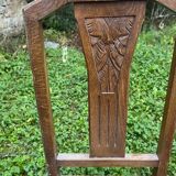 Paire de chaises ancienne en bois