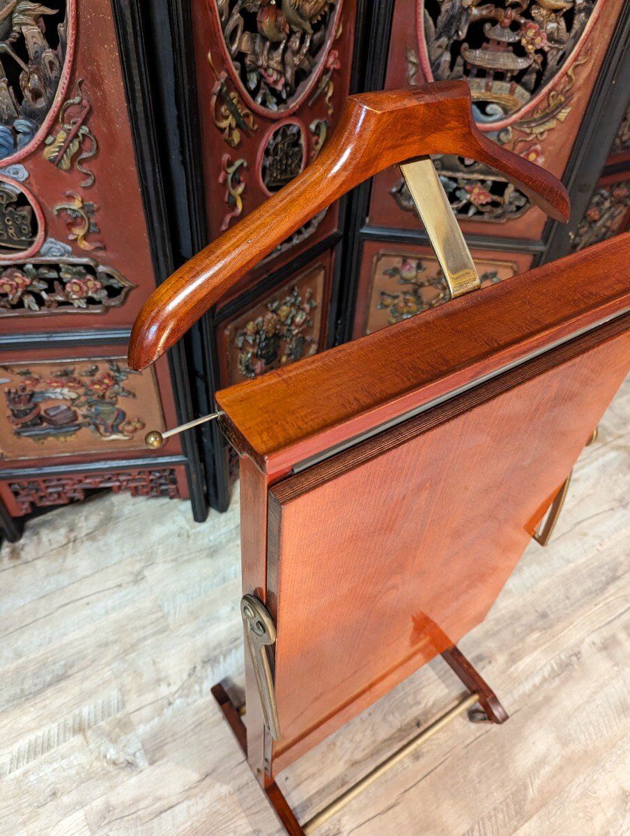 Italian valet in light mahogany
