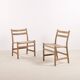 6x Hans J. Wegner CH47 in Soaped Oak, Carl Hansen & Søn 1975