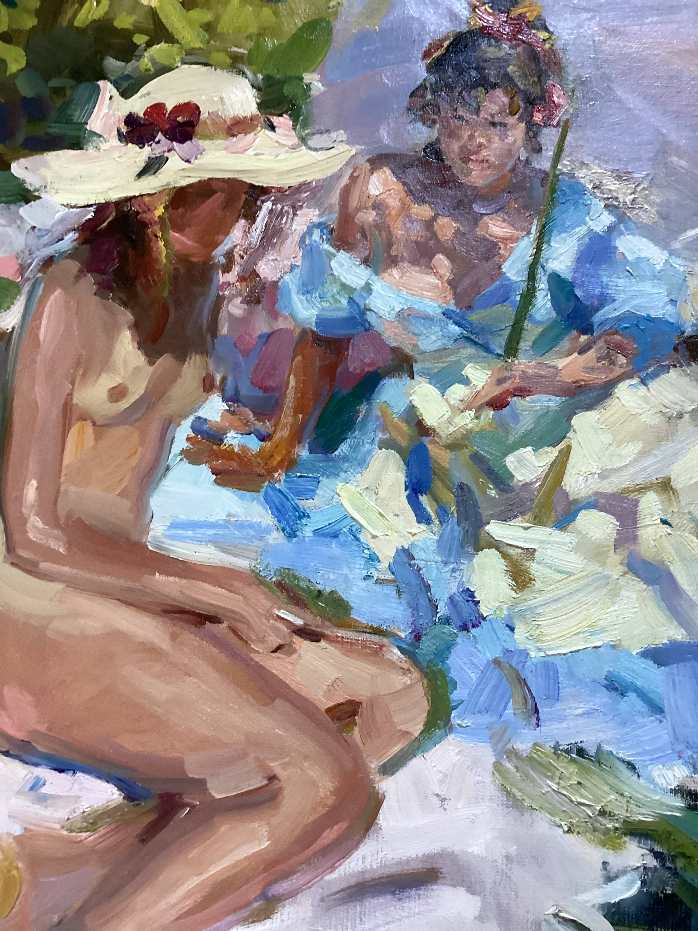 Oil painting on canvas, dimensions: height - 69 cm - width - 82 cm