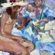 Oil painting on canvas, dimensions: height - 69 cm - width - 82 cm