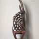 African art oryx wooden handcrafted sculpture ethnic tribal decoration