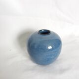 Signed ball vase, handmade ceramic