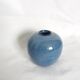 Signed ball vase, handmade ceramic