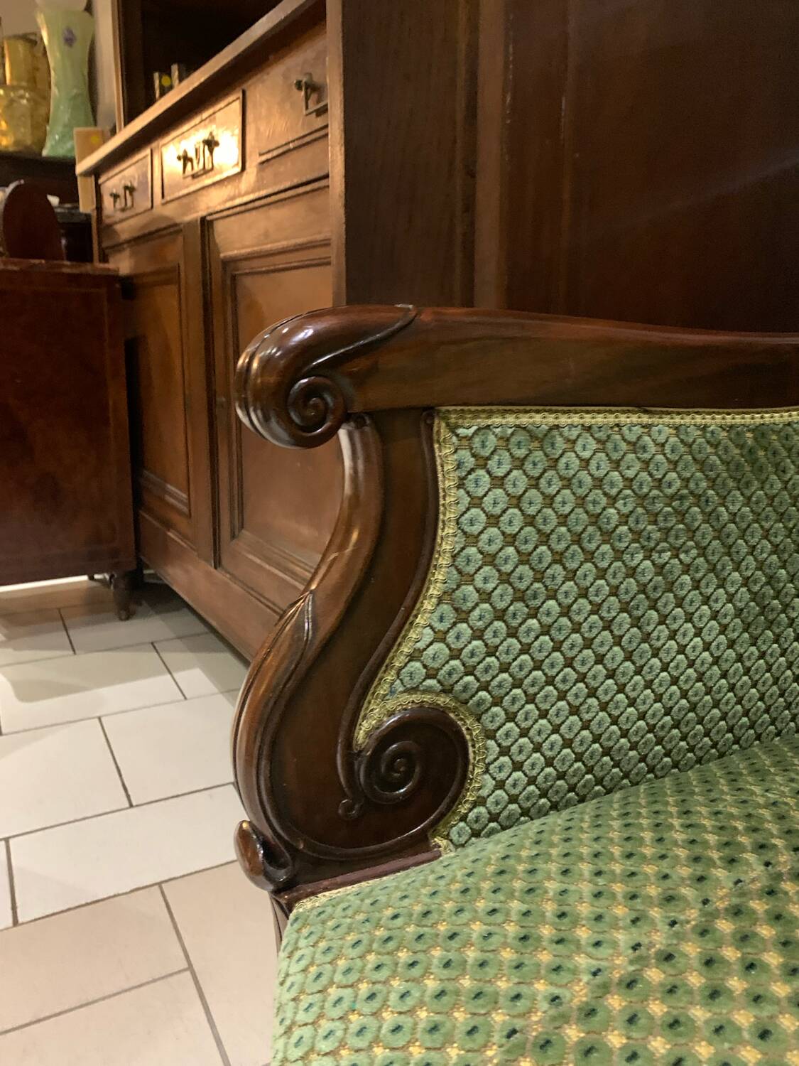 Restoration style sofa