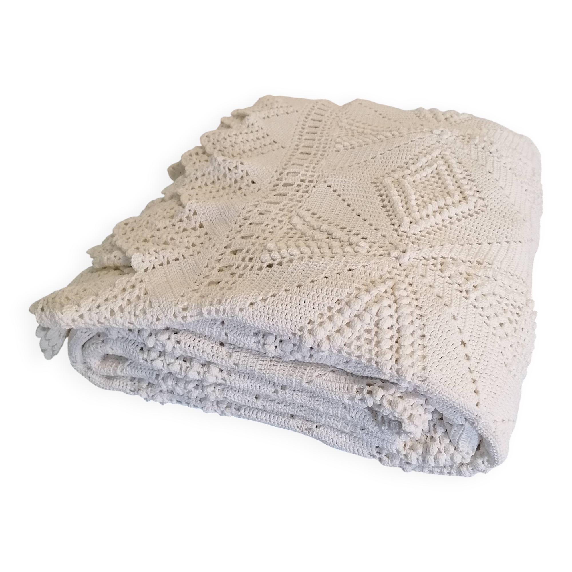 Crochet bedspread
