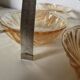 Art Deco pearly glass dessert service
